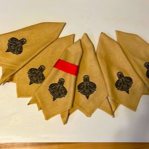 Handmade linen napkins